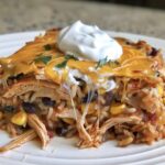 Chicken Burrito Casserole
