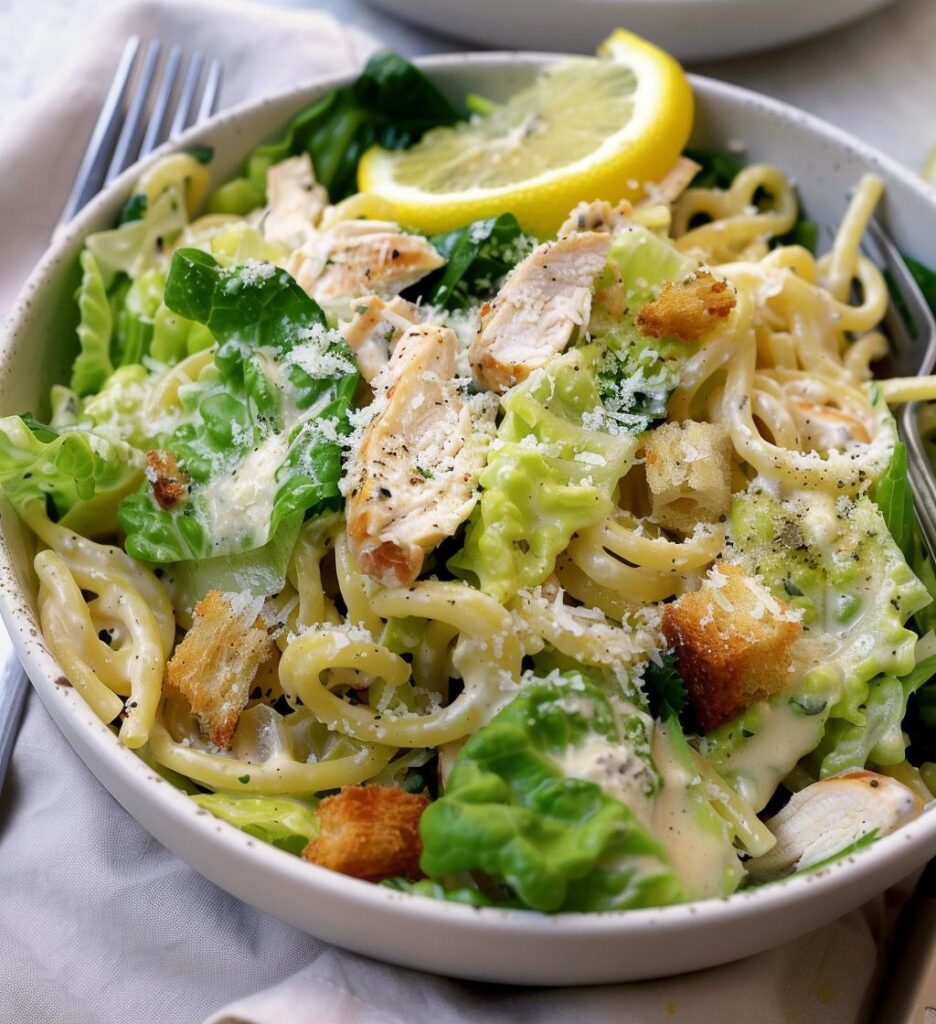 Chicken Caesar Pasta Salad