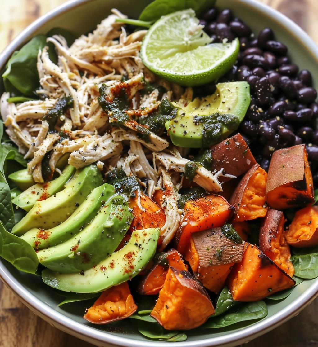 Chicken Sweet Potato Bowl