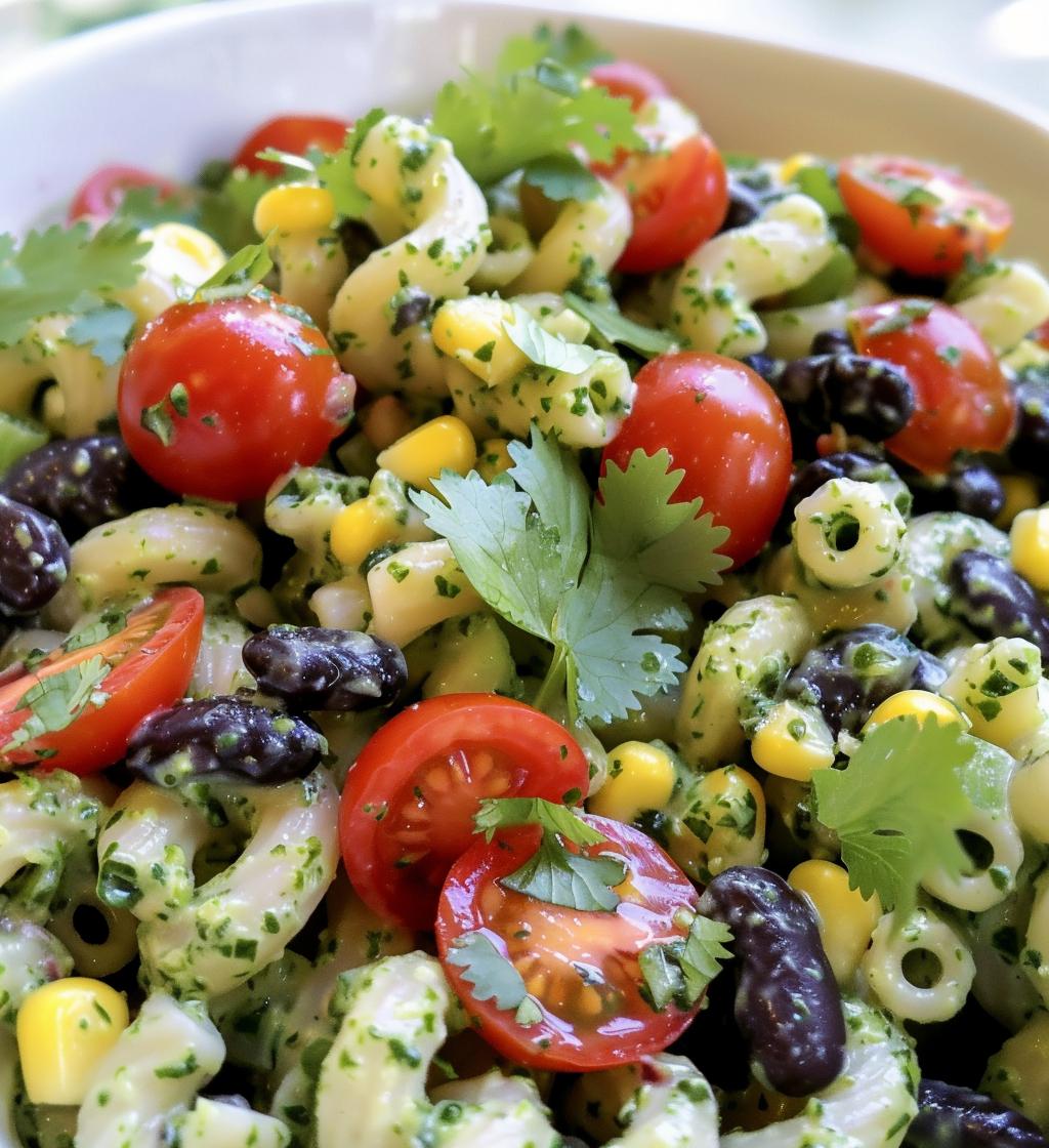 Cilantro Lime Pasta Salad