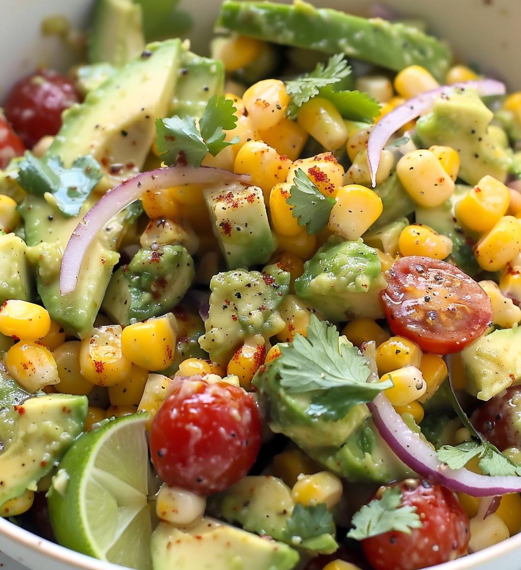 Corn Avocado Salad