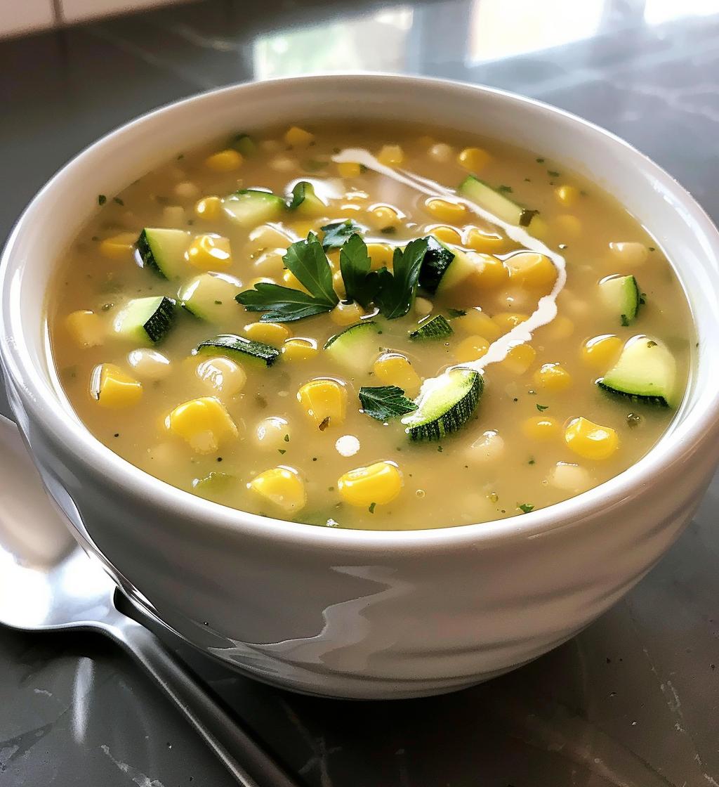 Corn Zucchini Chowder