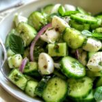 Cucumber Mozzarella Salad