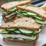 Cucumber Salad Sandwiches