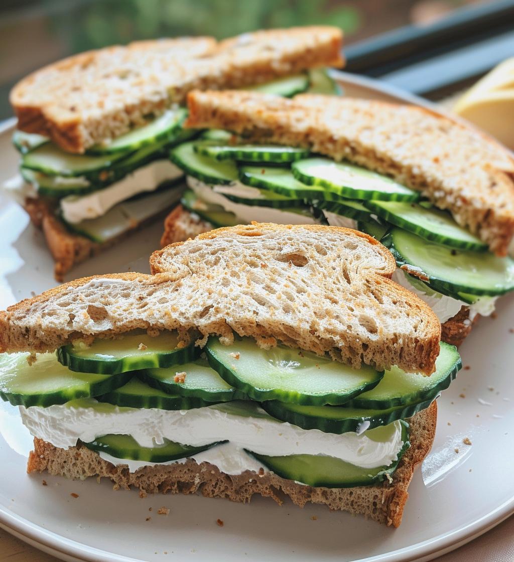 Cucumber Salad Sandwiches