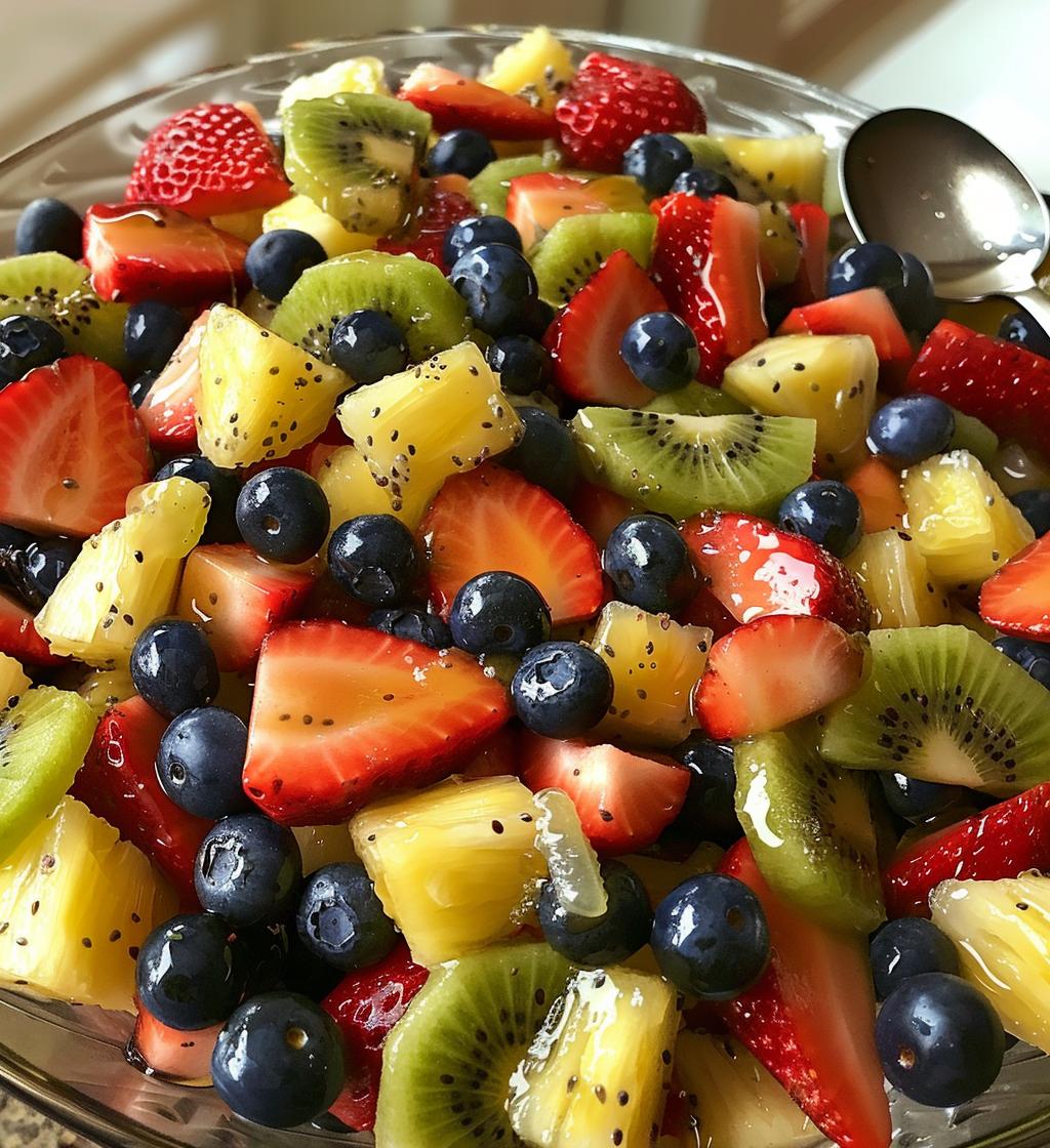 Fruit Salad Honey Lime