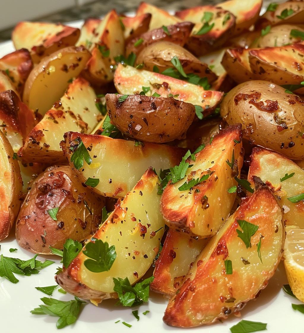 Greek Lemon Potatoes