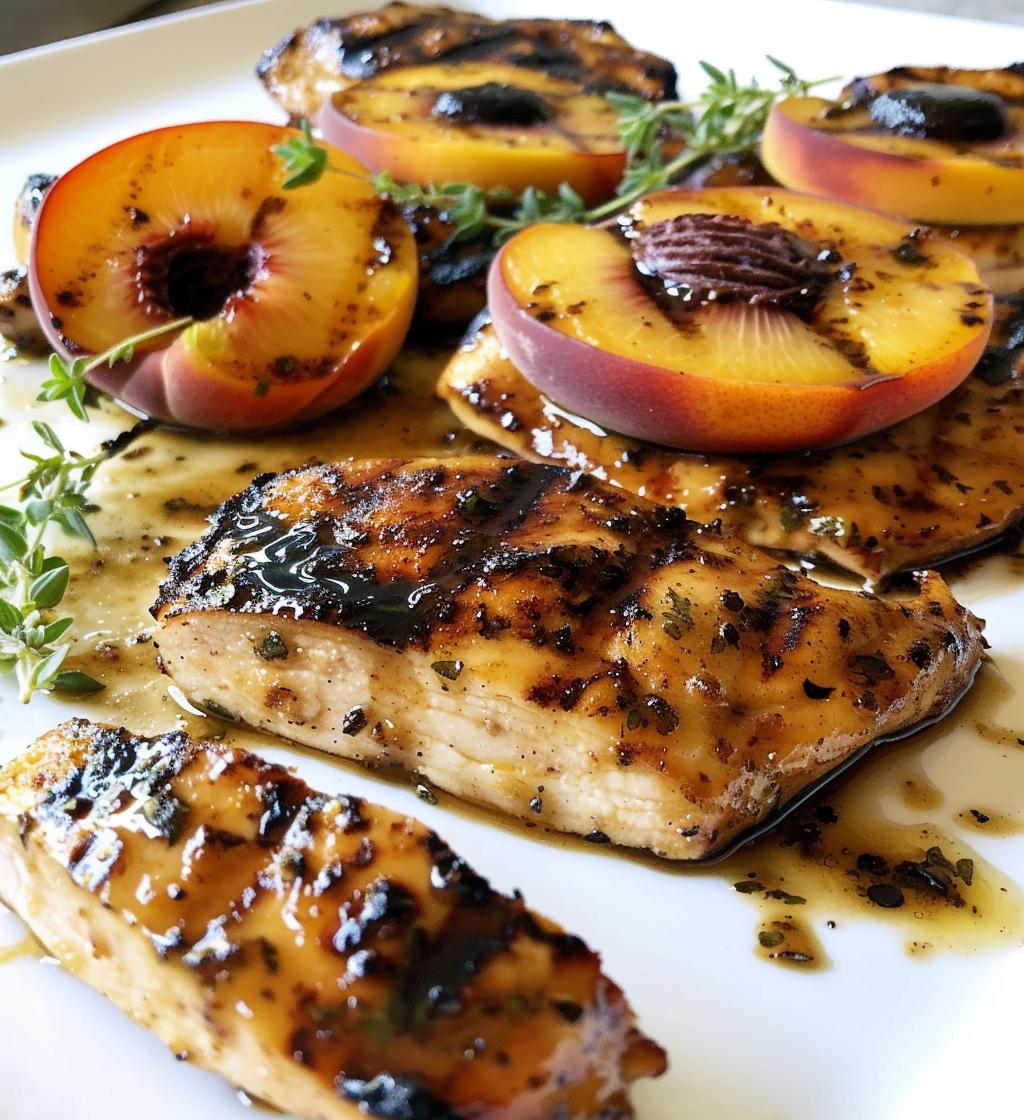 Grilled Peach Chicken