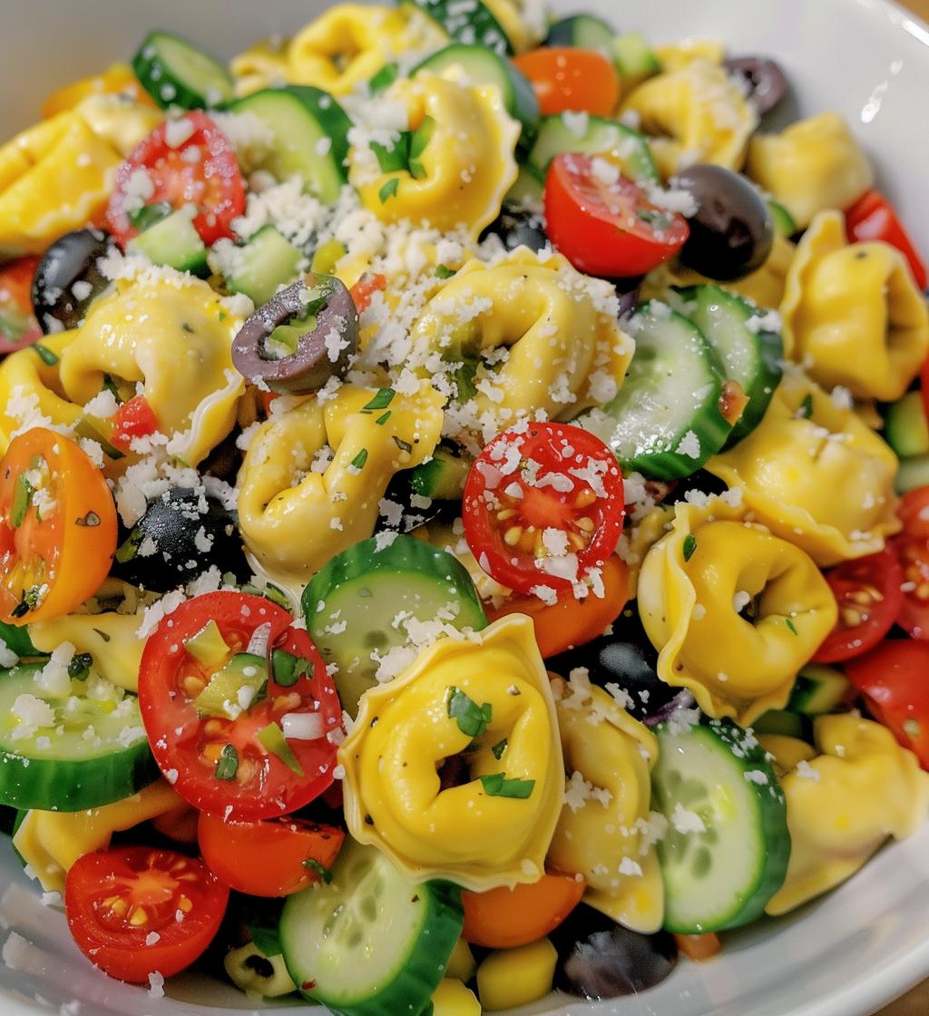 Italian Tortellini Pasta Salad