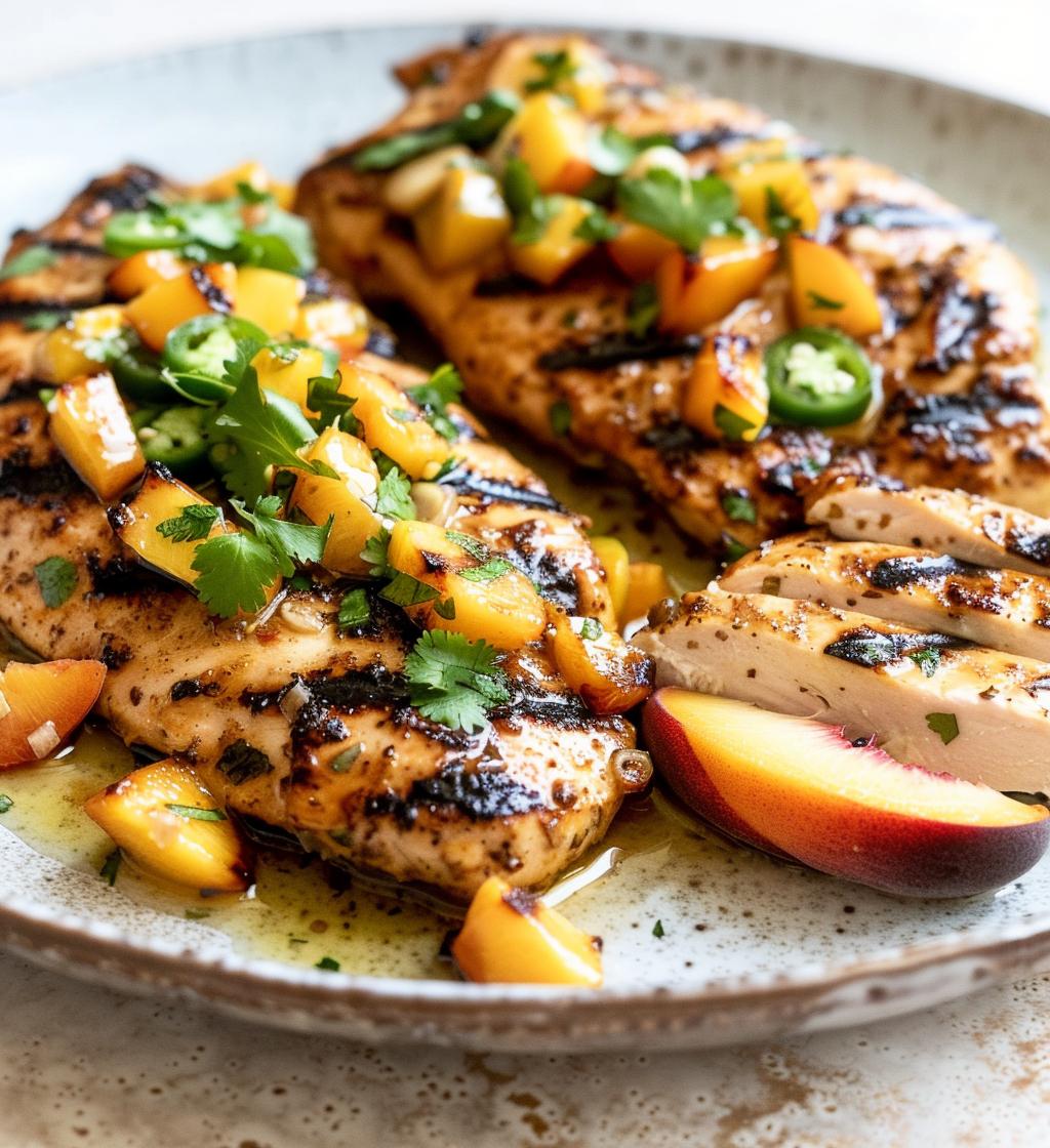Jalapeno Peach Chicken