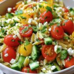 Lemon Orzo Pasta Salad