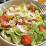 Lemon Parmesan Lettuce Salad