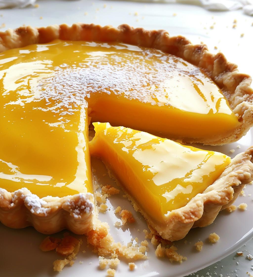Mango Curd Tart
