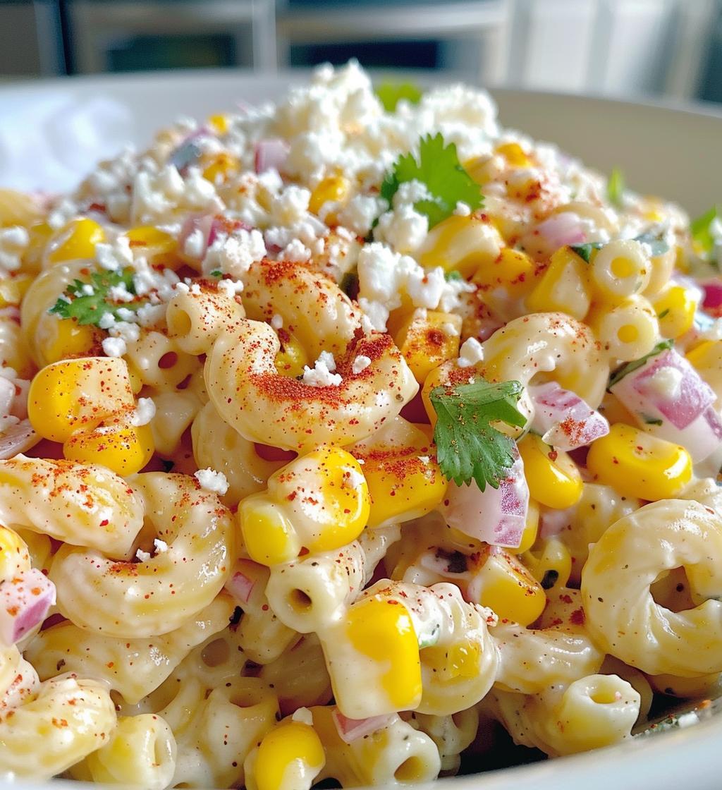 Mexican Street Corn Pasta Salad