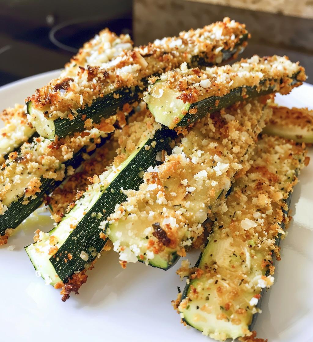 Parmesan Zucchini Fries