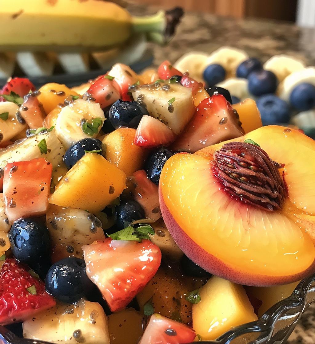 Peach Fruit Salad