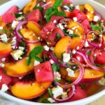Peach Watermelon Salad