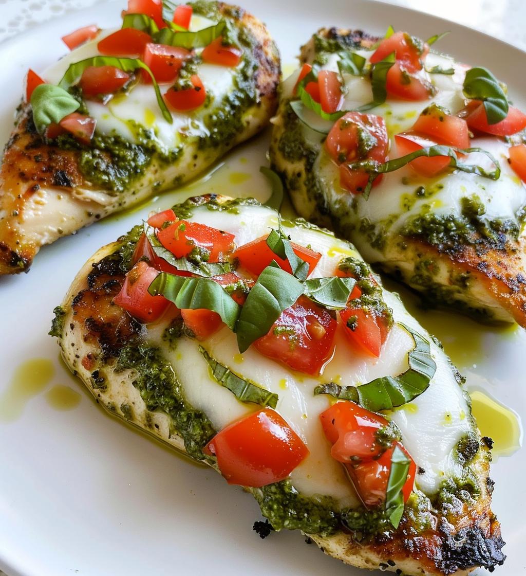 Pesto Bruschetta Chicken