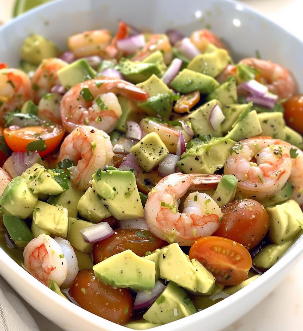 Shrimp Avocado Bowls
