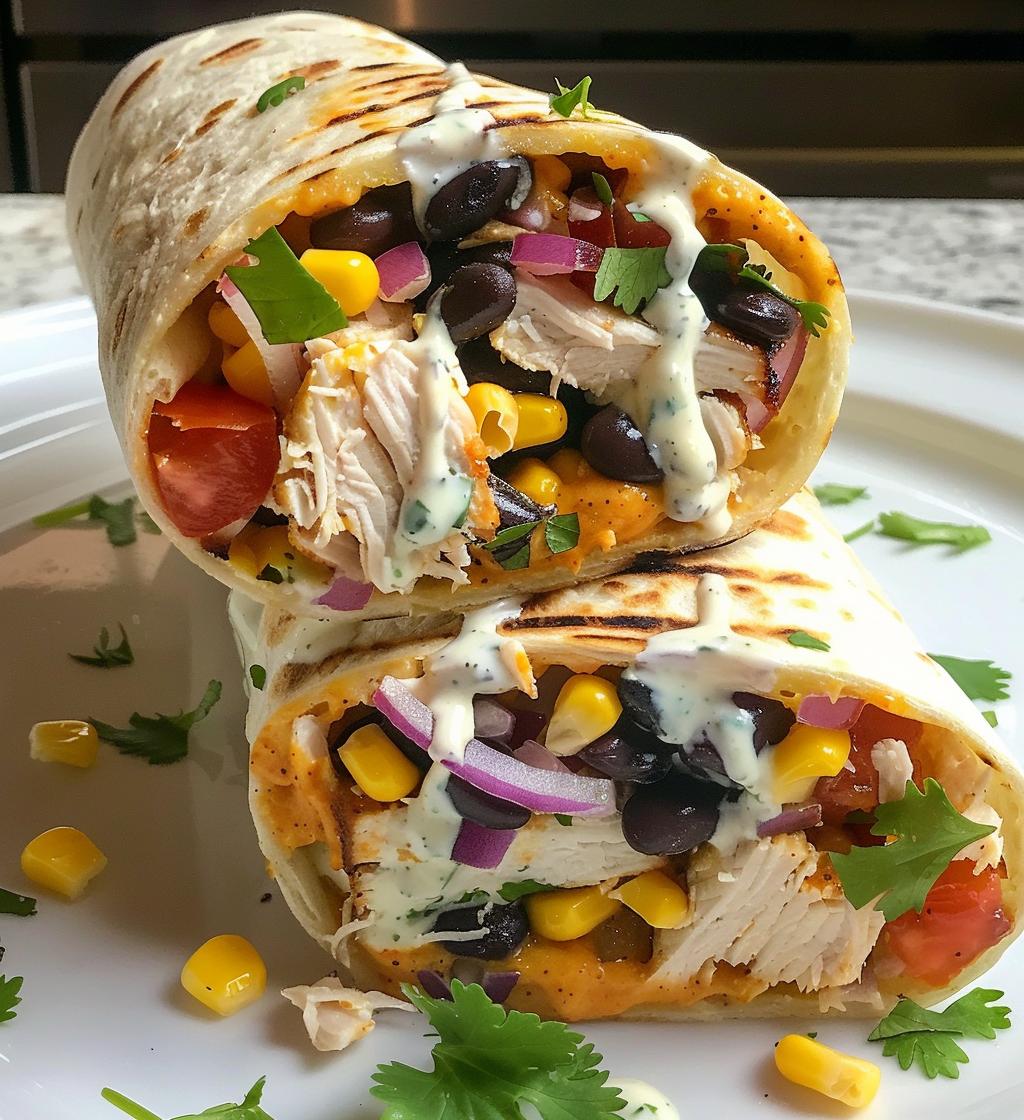 Southwest Chicken Wrap