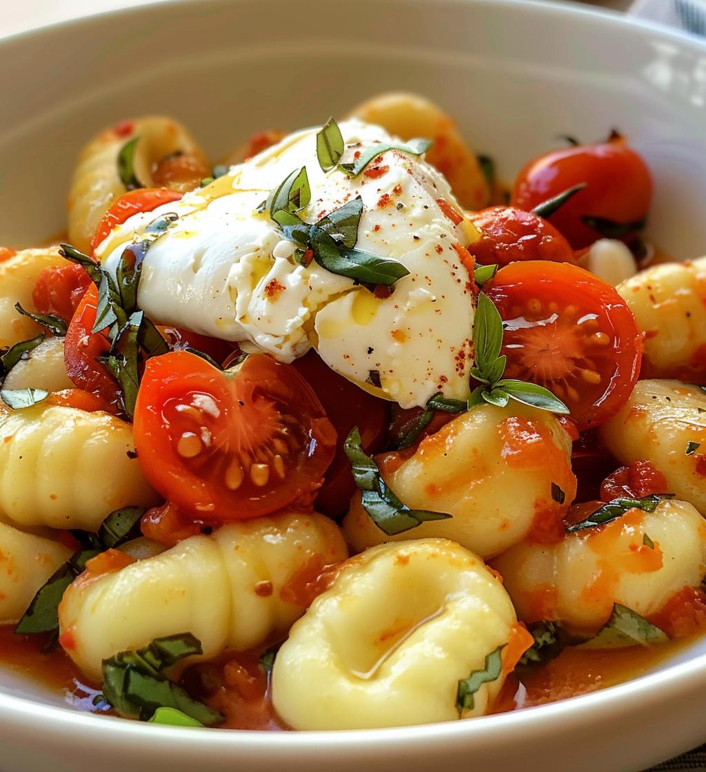 Tomato Gnocchi Burrata
