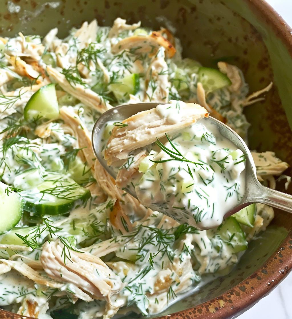 Tzatziki Chicken Salad